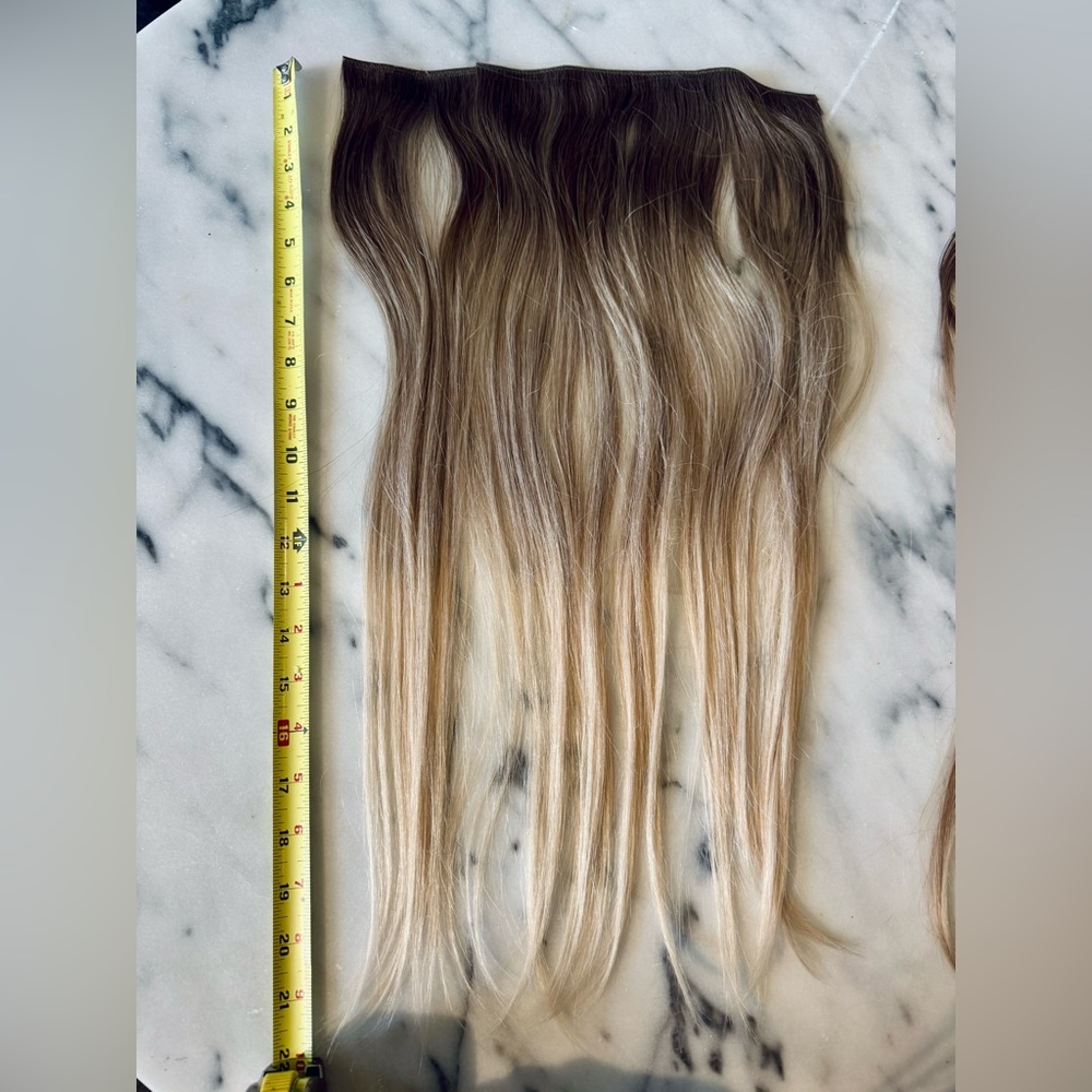 NEW Bellami Pro Volume Weft 22 160g Cool Mochachino/White Blonde 1CC/80 Balayage - Picture 9 of 11